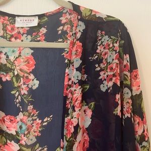 NYMPHE floral kimono sz L